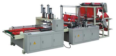 1.5Kw High Speed Four lines vest bag making machine PLC Control
