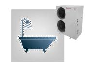 Rencontrer la douche de salle de bains de ménage/la pompe à chaleur air-eau électrique chaude de chauffe-eau de stockage
