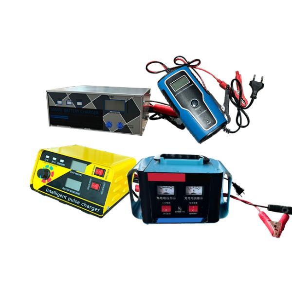 12V/24V Свинцово-кислотный/литиевый портативный зарядное устройство для батарей двигателей Автоматическое управление Адаптер питания LED/Lcd дисплей