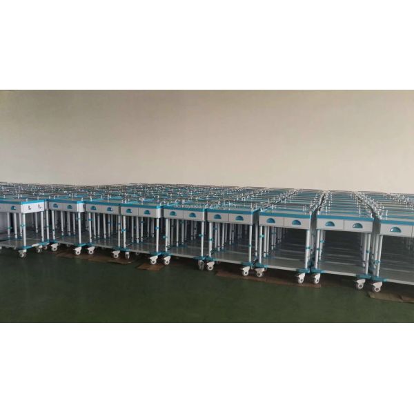 Hospital Medical Records Crash Cart  ABS Emergency Medical Cart Trolley  with Drawers Trolley Medical