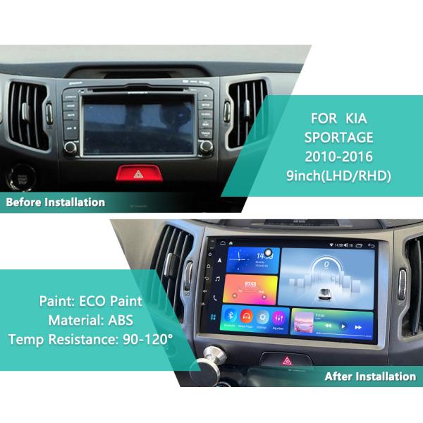 9inch IPS/QLED/2K Touch Screen Car DVD Player GPS Navigation System for KIA SPORTAGE 2010-2016