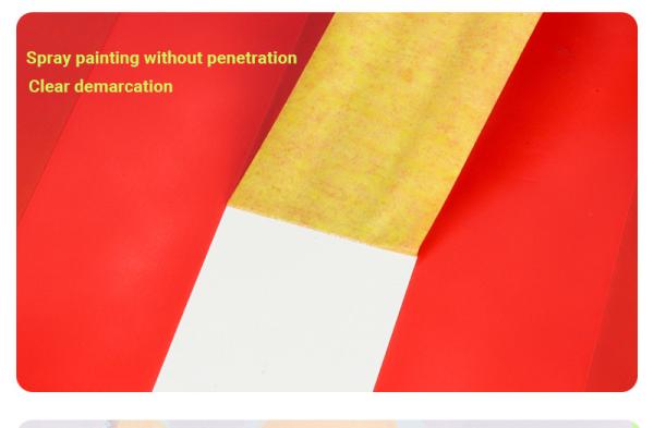 Car Painter Accessories Removal Lakban Automotive Masking UV Body Tape Auto High Temperature Repair Paint Tape