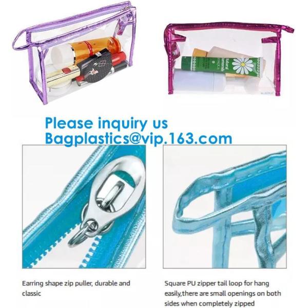 Eco-Friendly Makeup Bag Travel Large Storage Easy Carrying Transparent Women Clear Cosmetic Bag