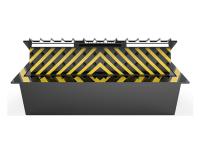 Anti Vehicle Hydraulic Road Blocker With Spikes , 6 Meter Long Entrance Point