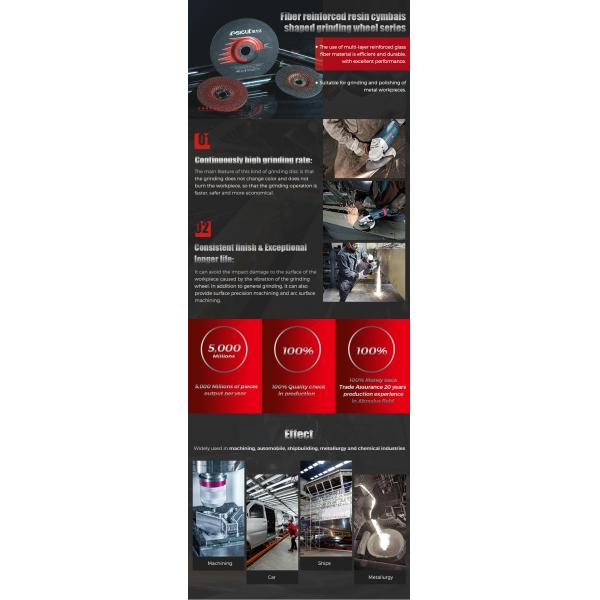 12000rpm Браун кальцинировало абразивный диск песчинки сетки 40 меля диска смолы двойной