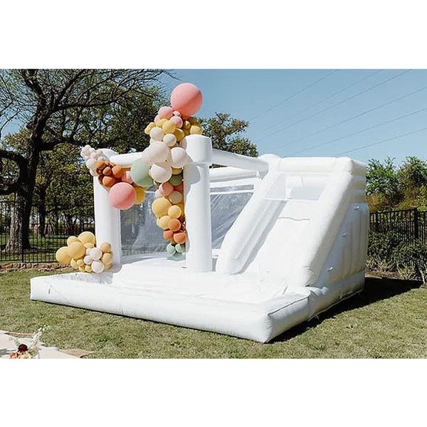 Pvc Adult Pink Bouncy Castle Inflatable Jumping Bounce House For Wedding