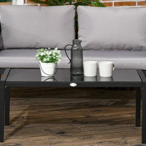 Outdoor Furniture Lounge Set AJUNION Aluminum Patio Furniture Set Specific Garden Set