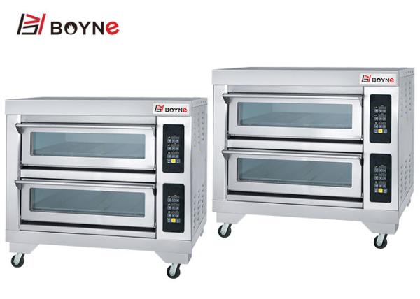 150kg 1220mm Electrical Commercial Bakery Kitchen Equipment 2 Layer 4 Trays Baking Oven