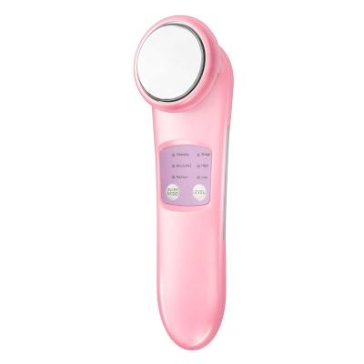 Ultrasonic ion facial massager face beauty products with Stainless Steel Material