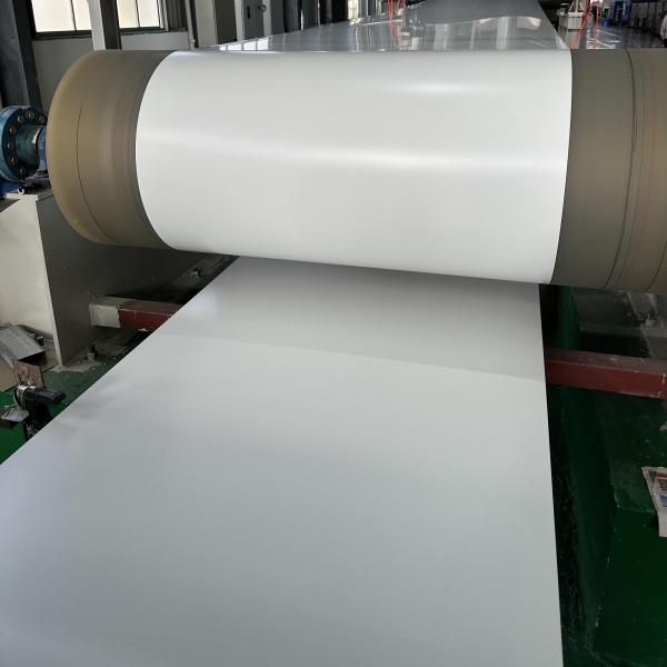 Bright White PVC Aluminum Trim Coil (24 in. Width x 50 ft. Length) used in house decoration