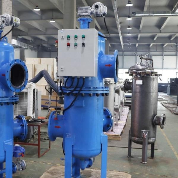 Filtro automático de autolimpeza de ponta de 62 kg para tratamento industrial de águas