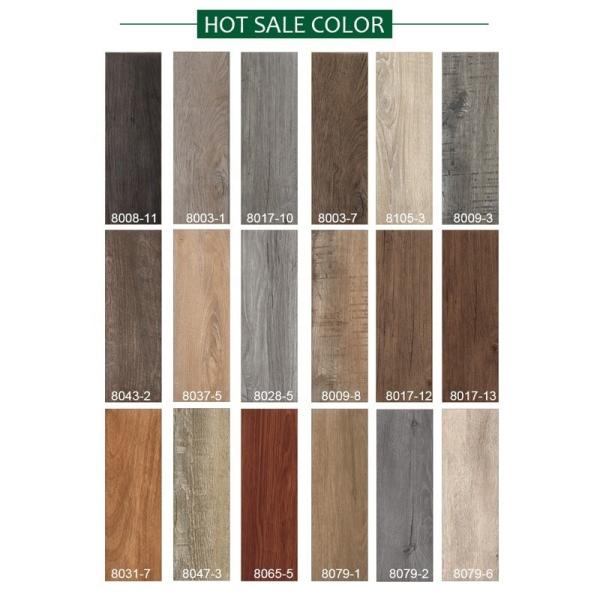 ISO9001 / CE certificado SPC piso laminado de vinilo piso flotante PVC tabla de madera ideal para interiores