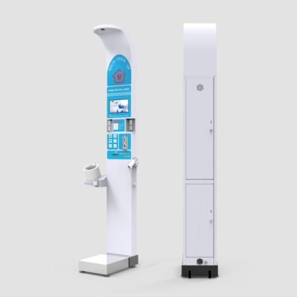 User-friendly Self Health Center Ultrasonic Height Weight BMI Scale Health Analyzer