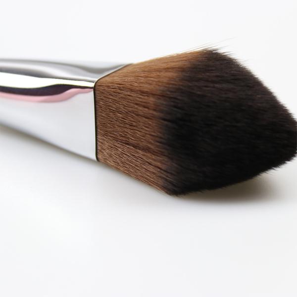 Макияж ухода за лицом порошка квадрата свободный чистит древесину щеткой Ferrule меди твердую одиночную