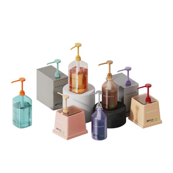UKR30 Series Round Button Dispenser - Precision 15ml/30ml Dosing For Sauces & Condiments | Food-Grade PP | 38mm/43mm Neck Size | Custom Colors & Logo Printing Available