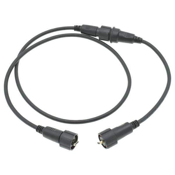 1.5cm Wide RJ45 Communication Cable Connector Male / Female 2.5cm Length Through Hole Termination