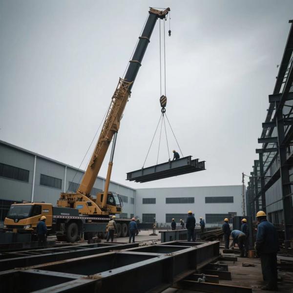 Steel Structure Warehouse Building with Thermal Insulation and Aluminum Windows