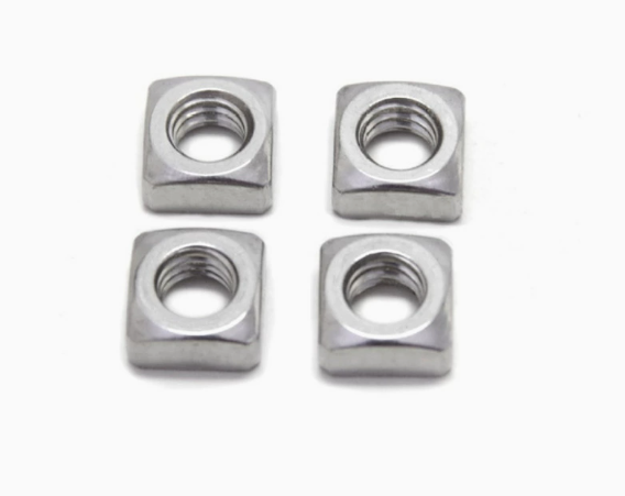 DIN 557 Square Nut Fastener Low Profile Threaded Carbon Steel