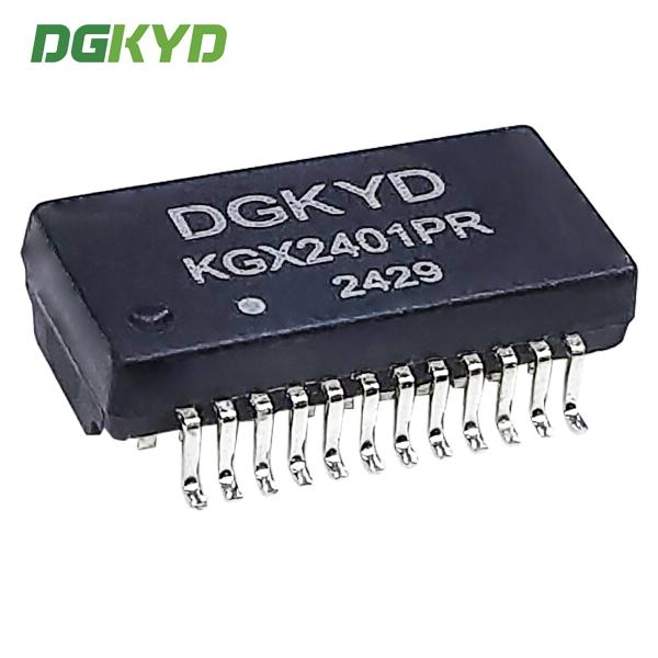 KGX2401PR 1000M Base-T Transformador de Rede Ethernet Filtro de Isolamento Ethernet Transformador SMD