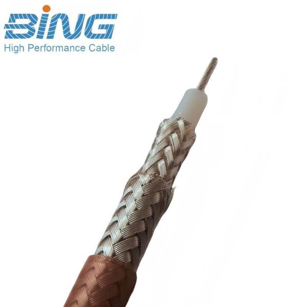 RG225 M17/86 PTFE Dielectric 10.92mm Coax Cable 50 Ohm 11 GHz High Temperature RF Cable