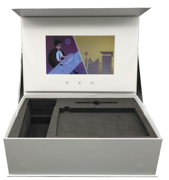 LCD video mailer box for corporate gift, LCD video screen package box for video marketing UK