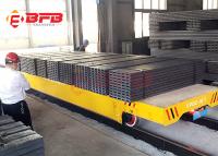 O carro de transferência bonde do trilho do alimentador da fábrica de aço, CE do equipamento do transporte de materiais do motor da C.C./ISO Certificate