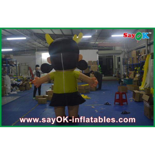 Ткань Оксфорда размера милой девушки характеров 3m украшения раздувной живейшая большая