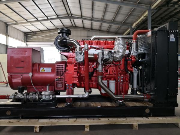 CE ISO Approved Yuchai 350KW 440KVA Natural Gas/CNG/LNG Generator Set YC6TDG-350B5LC