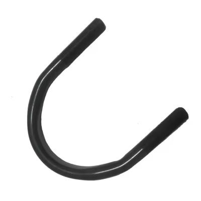 Electroplating Color Zinc U Type Pipe Clamp Plumbing U Clamp Black