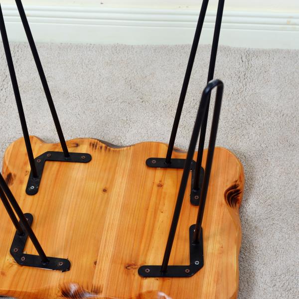 Ног утюга живущей комнаты журнальный стол ели стиля 4CM складных нордический