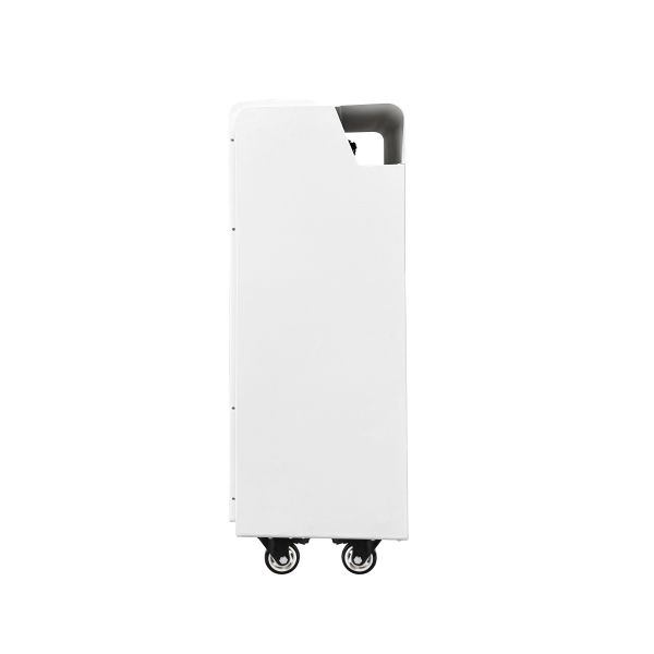 16KWH Movable Off grid Lithium Battery Pack LCD Display BMS RS485 RS232 CAN LiFePO4 IP21 Warranty 5 Years