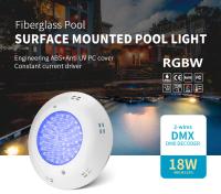 IP68 LED Underwater Pool Light 2 Wires DMX Control Fiberglass Pool Lights