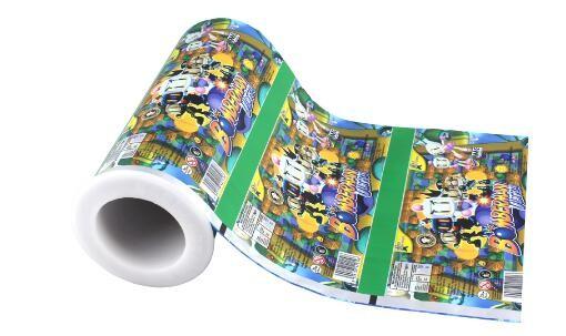 Printing Food Grade Aluminum foil Laminated Plastic Film Roll for Candy