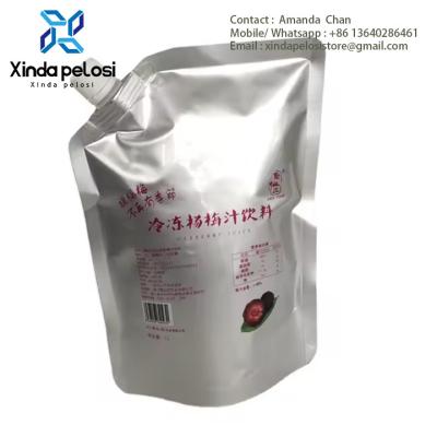 Material de qualidade alimentar Bico transparente seguro Embalagem em saco vertical com bico de sucção natural