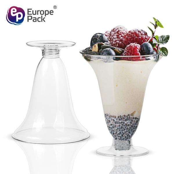 Party supplies new design transparent 90ml plastic wine cup for wedding