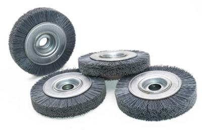 400 a roda frisada do fio de Grit Derusting Dia 0.6mm escova o fio de aço carbono alto. Fio ondulado