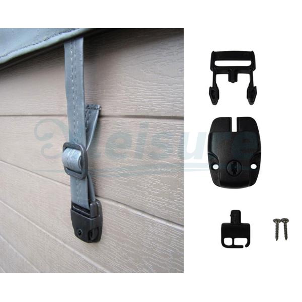 Specialist Rounded-corners Graphite Square Spa Insulation Cover Vinyl Hot Tub Spa Covers For Indoor Or Outdoor