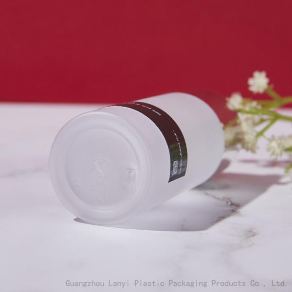 Garrafa plástica do ANIMAL DE ESTIMAÇÃO cosmético translúcido de 50ml 1.69oz