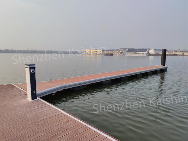 HDPE Marine Aluminum Alloy Floating Docks Walkway Pontoon For Boat