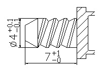PBT Stable Performance Spark Plug Resistor Long Life Acid and Alkali Resistance