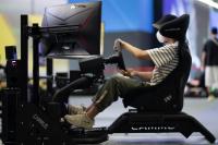 Plein mouvement F1 d'amusement professionnel emballant le simulateur