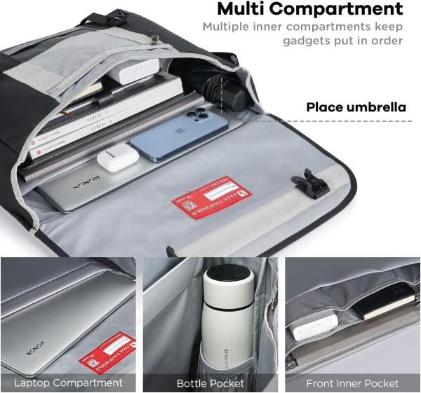 15.6 INCH LAPTOP CROSSBODY BAGS WOMEN CASUAL SATCHEL SHOULDER BAG COLLEGE TRAVEL OFFICE BRIEFCASE