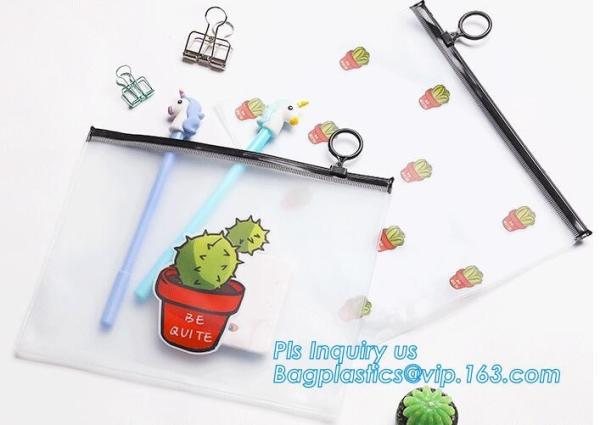 Eco-Friendly EVA Packaging Bag With Zipper Slider Women Waterproof Beach Towel Swimwear Wet Bikini Bag