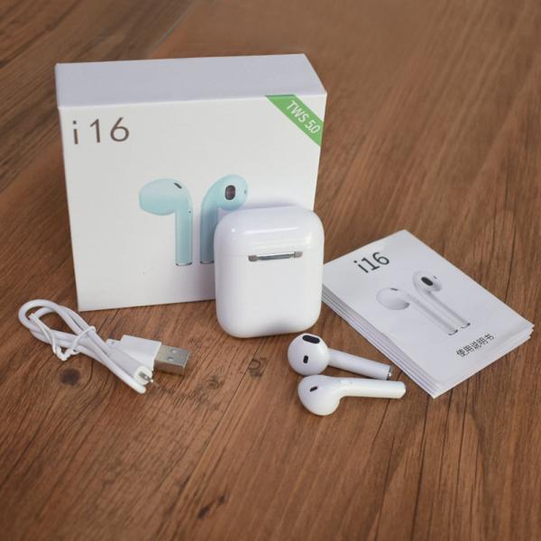  				I16 Tws Noise Concelling Earbud Wireless Waterproof Headphones Bluetooth Earphone in-Ear Gaming Audifonos Bluetooth 	        