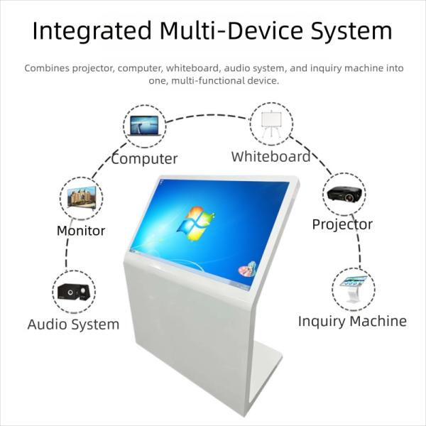 4K Ultra HD LCD 43-85 Inch Touch Screen Anti Tip Base For Digital Signage And Interactive Display
