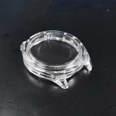 CZ Sapphire Transparent Watch Case , Sapphire Watch Glass ETA 6497 Movement