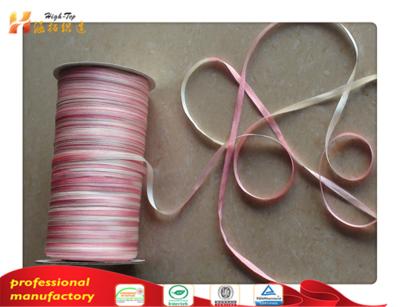100% pure silk satin ribbon for embroidery home decoration,solid color,new color
