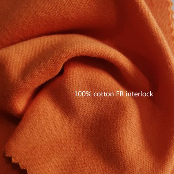 CFR Fabric Interlock FR Henley Arc Rated Fabric NFPA2112 CAT2 225gsm