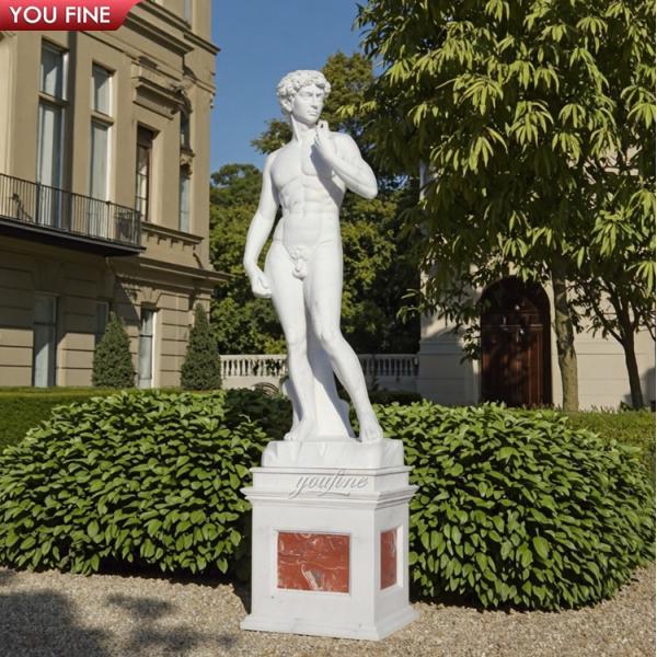 Factory High Quality Life Size Western Greek Figure Muscle Man Marble Statue