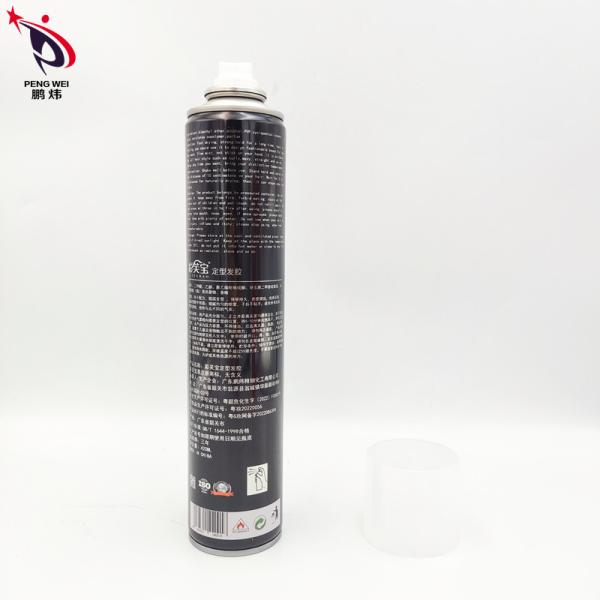 Tinplate Flexible Strong Hold Hairspray Washable 420ml For Adults